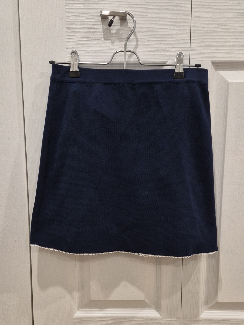 Classic Navy A-Line Skirt - Women's